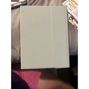 Mint Green iPad Folio Case Trifold Cover with Apple Pencil Slot